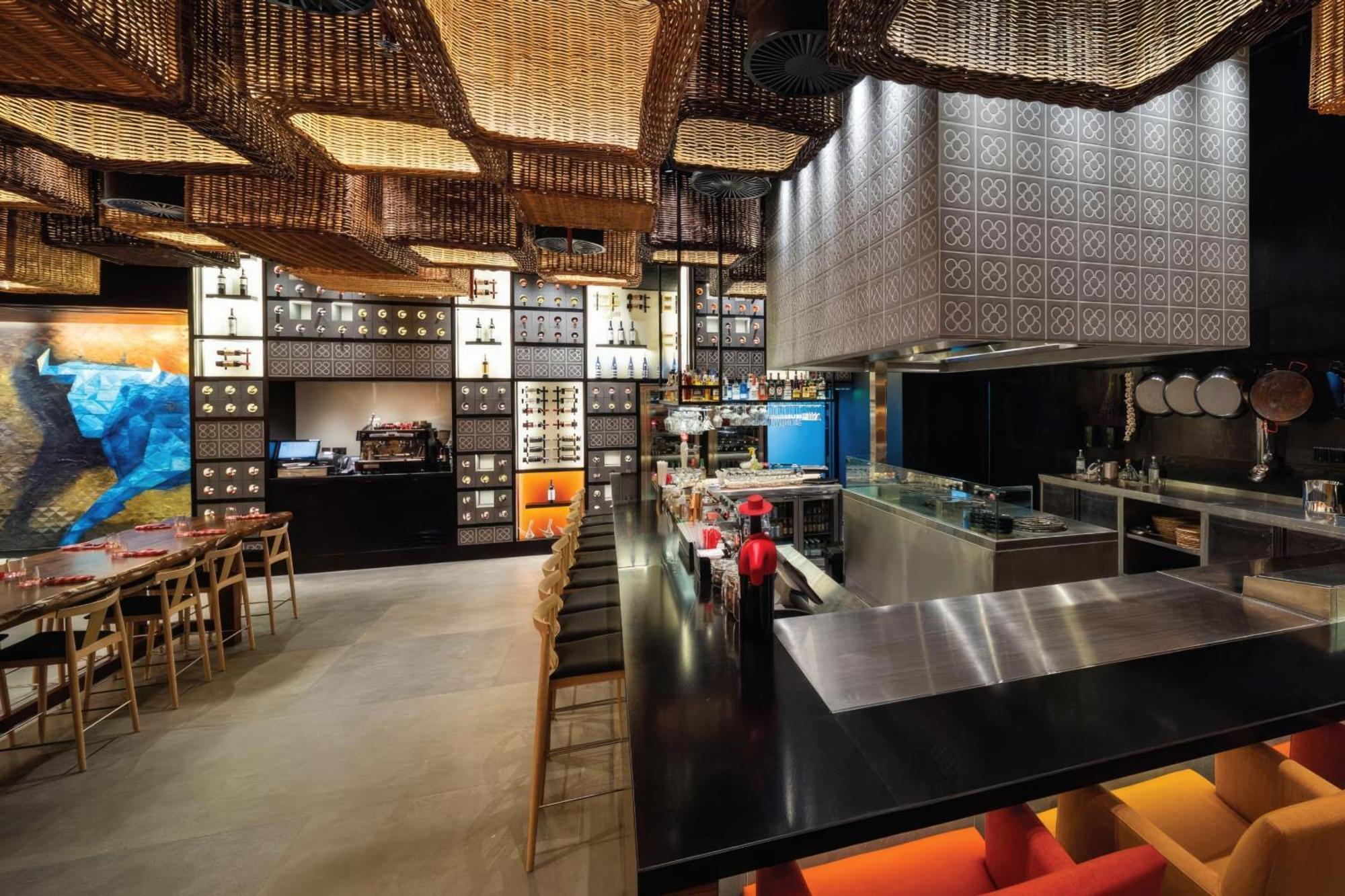 The Westin City Centre Bahrain Manama Exterior photo The interior of a restaurant in the Marina Bay Sands